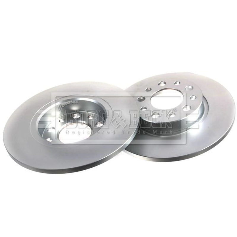 Borg & Beck 2 x Solid Rear Brake Discs BBD4515