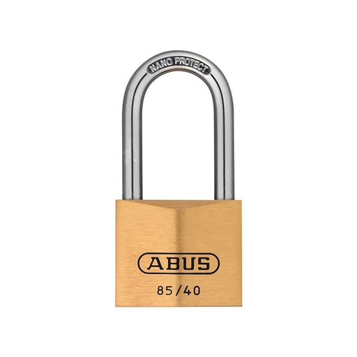 ABUS Mechanical 85/40mm Brass Padlock 40mm Long Shackle - 10002412-01
