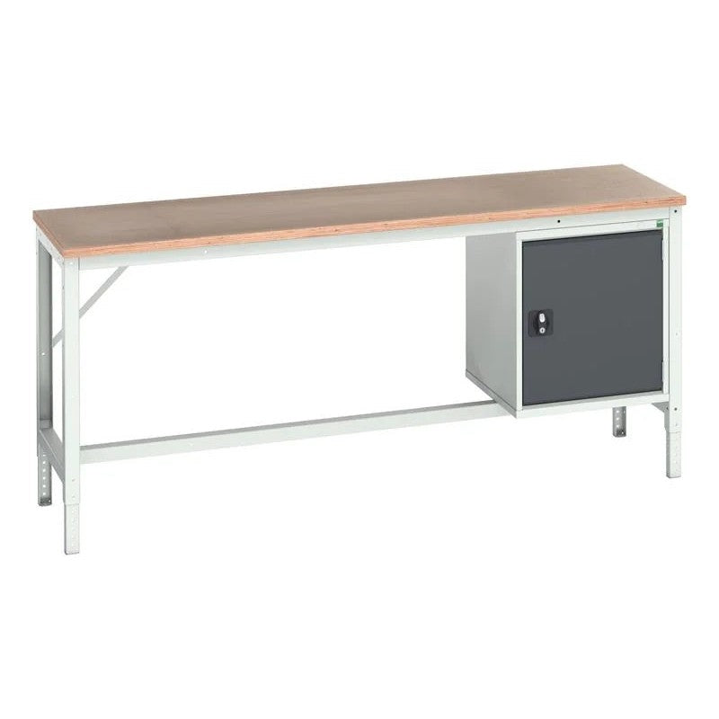 Bott Verso Bench with Cupboard, mpx Top 2000 x 600mm - Q16921714.19