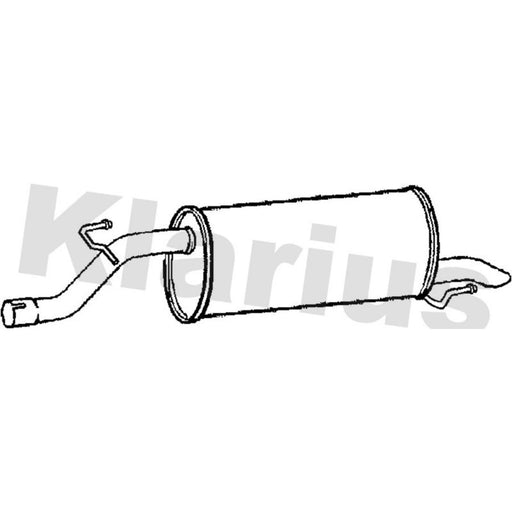 Klarius Box With Tail Pipe Rear GM560D