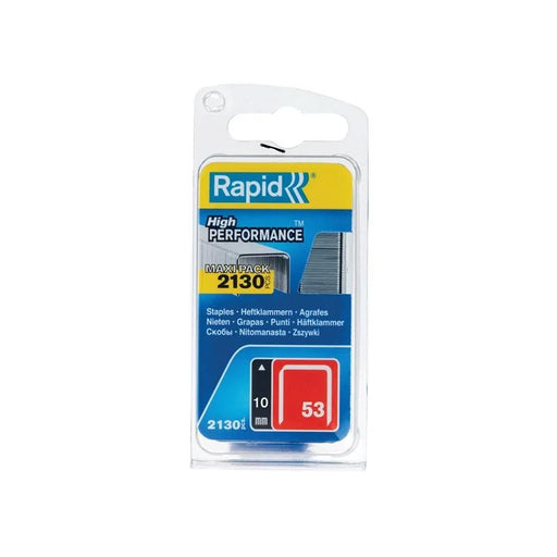 Rapid 53/10B 10mm Galvanised Staples (Pack 2000) - 5000743