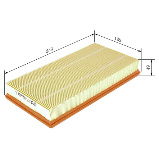 Genuine Bosch Car Air Filter S3642 Fits Volvo C70 T5 - 2.0 - 99-05 1457433642 Bosch  - Town Parts