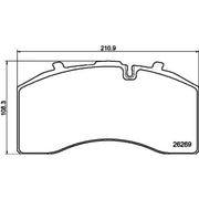 DON Brake Pad Set CVP103K