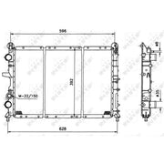 NRF Engine Radiator 58123