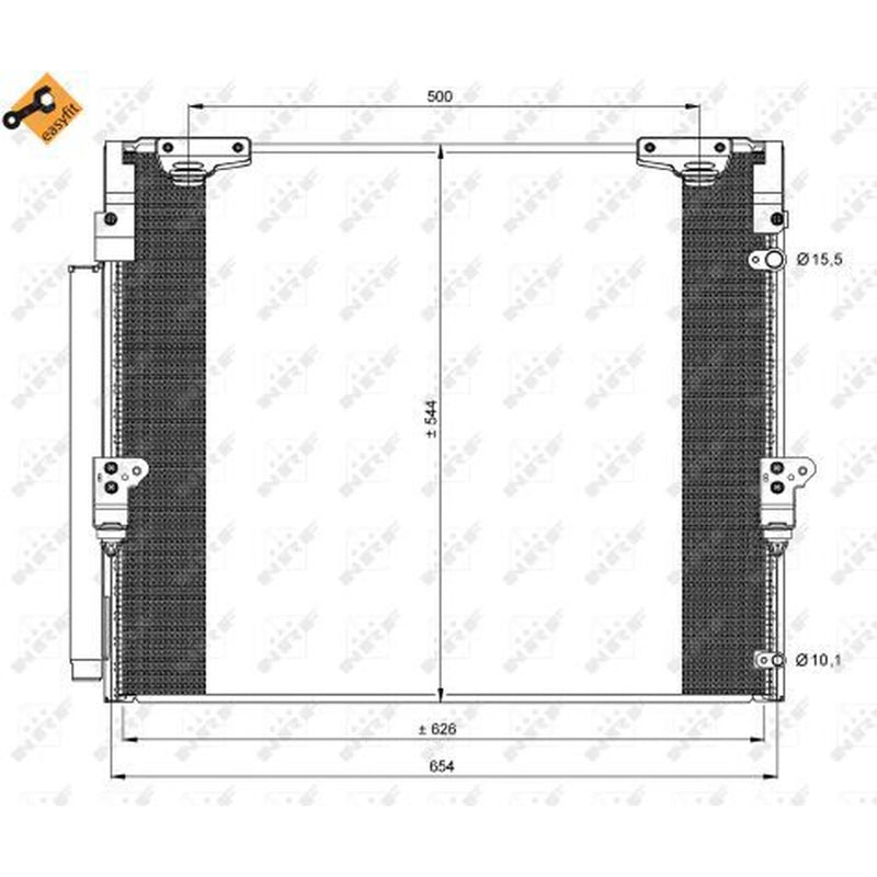 NRF Air Conditioning Condenser 35862
