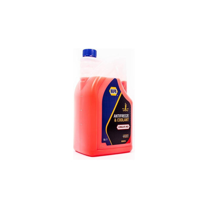 NAPA Red Antifreeze & Coolant Concentrate 5L Long Life Hi Spec 5 Litre NAPA  - Town Parts