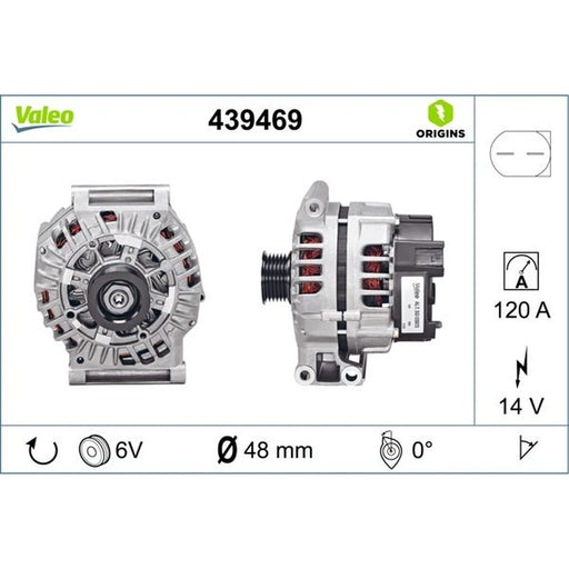 Valeo Car Alternator 12V 439469