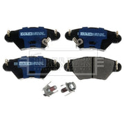 Borg & Beck 4 x Rear Brake Pad Set BBP1687