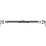 Abtex Brake Hydraulic Hose Line Rear ABH1148