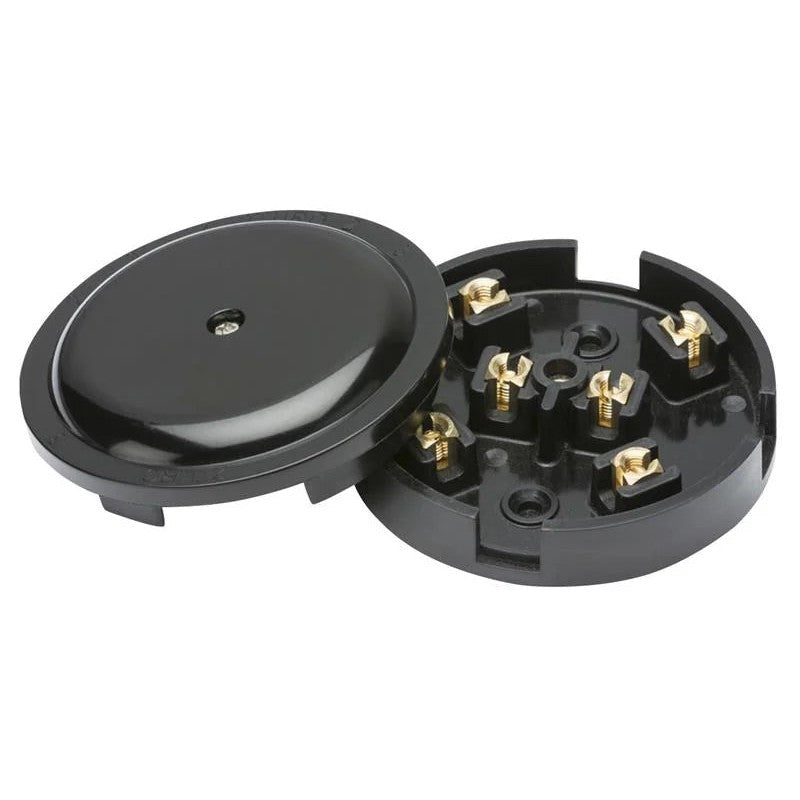 Dencon 6-Terminal Junction Box 20A Black - 4053BNB