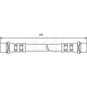 Apec Brake Hydraulic Hose Line Rear HOS3238