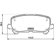 Mintex Brake Pad Set MDB4125