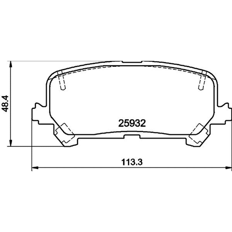 Mintex Brake Pad Set MDB4125