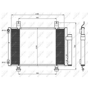 NRF Air Conditioning Condenser 35645