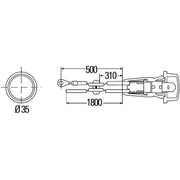 Hella Auxiliary Direction Indicator lateral installation Conn 2BM 003 563-111