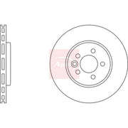 Apec 2 x Vented Front Brake Discs DSK835