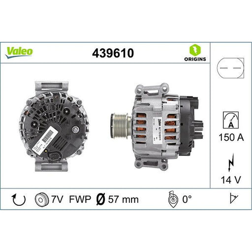 Valeo Car Alternator 12V 439610