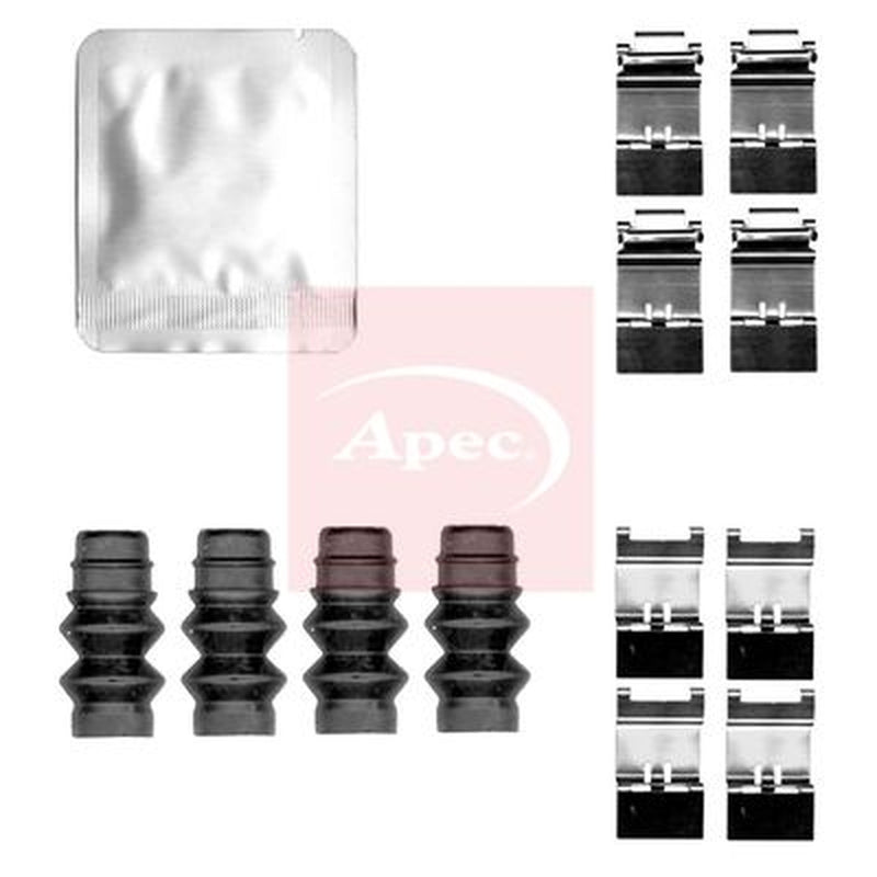 Apec Brake Pad Accessory Fitting Kit Front KIT1609