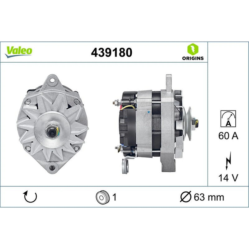 Valeo Car Alternator 12V 439180