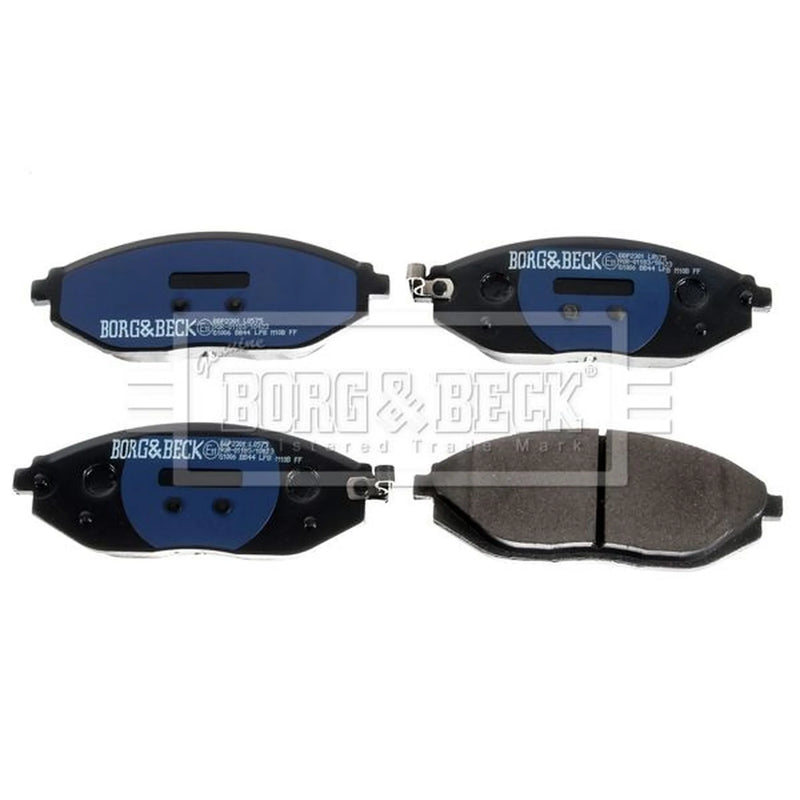 Borg & Beck 4 x Front Brake Pad Set BBP2301