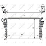 NRF Intercooler (Charge Air Cooler) 30291