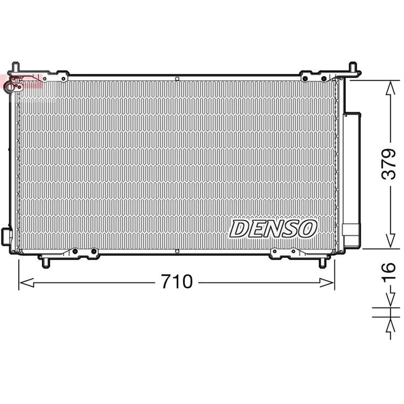 Denso Air Conditioning Condenser DCN40015