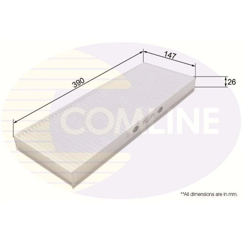 Comline Cabin Air Filter (Pollen Filter) EKF125