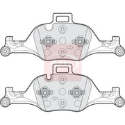 Apec Front Brake Pad Set PAD2187