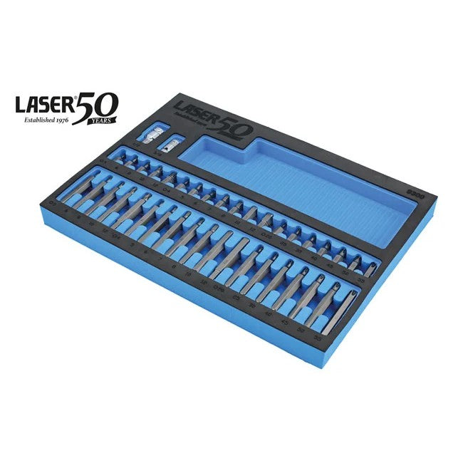 Laser Tools Automotive Non-Slip Bit Set 40pc - 50th Anniversary - PL