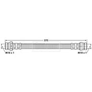 Borg & Beck Brake Hydraulic Hose Line Rear Left BBH7014