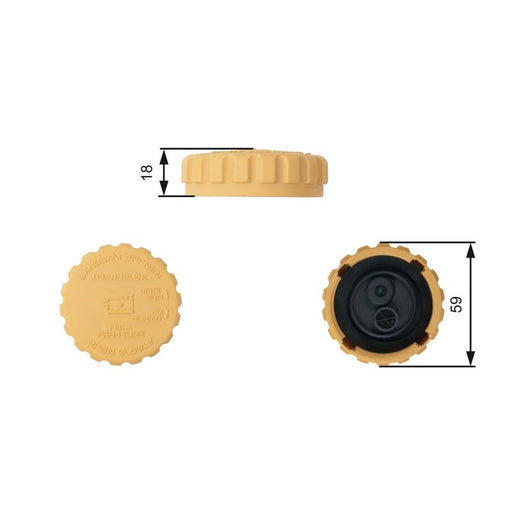 Gates Coolant Expansion Tank Cap RC201