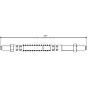 Apec Brake Hydraulic Hose Line Front HOS3035