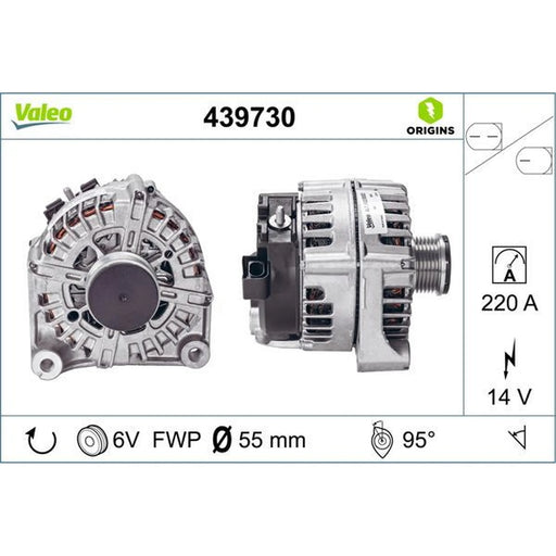 Valeo Car Alternator 12V 439730