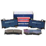 Borg & Beck 4 x Front Brake Pad Set BBP2363