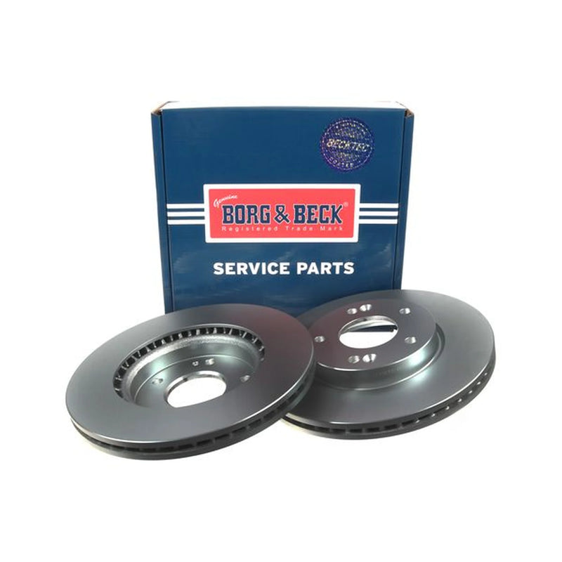 Borg & Beck 2 x Vented Front Brake Discs BBD5278