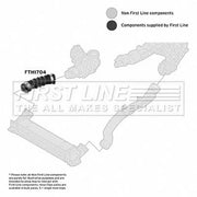 First Line Intercooler Turbo Charge Air Hose FTH1704