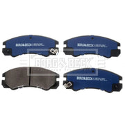Borg & Beck 4 x Front Brake Pad Set BBP1485