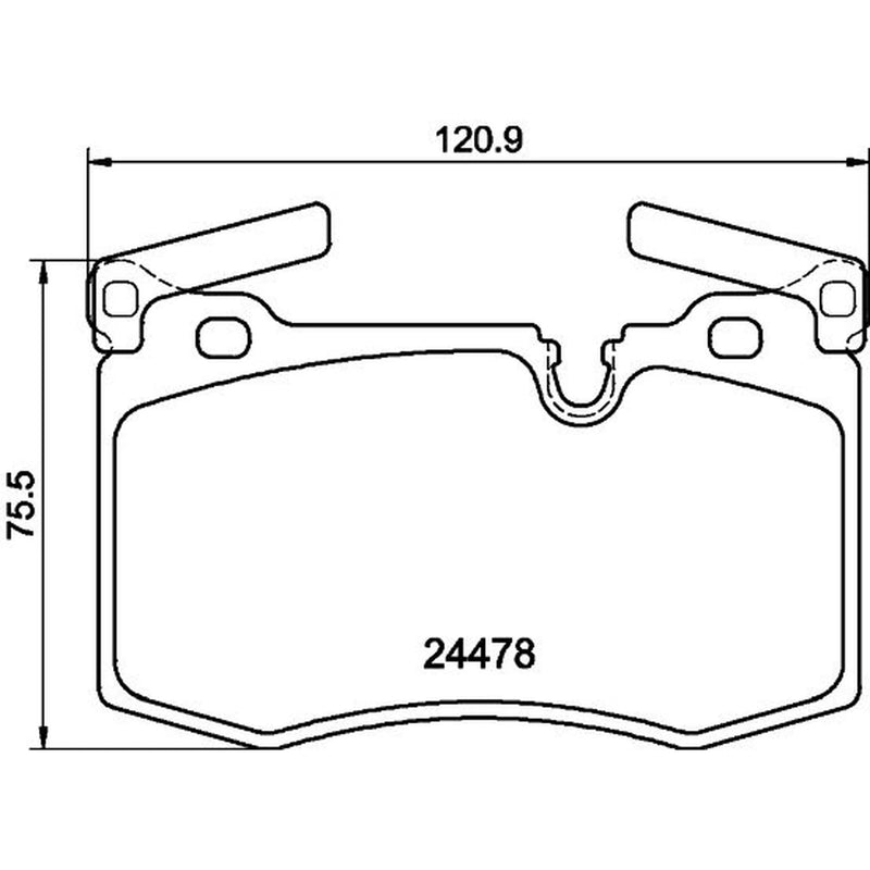 DON Front Brake Pad Set PCP2216