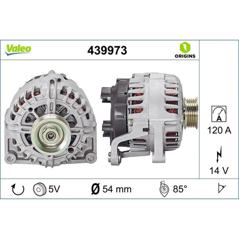 Valeo Car Alternator 12V 439973