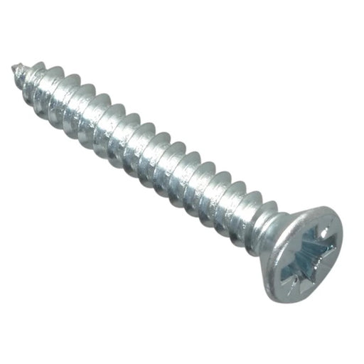 ForgeFix Self-Tapping Screw Pozi Compatible Pan Head ZP 1in x 6 ForgePack 30