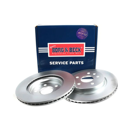 Borg & Beck 2 x Vented Rear Brake Discs BBD4766