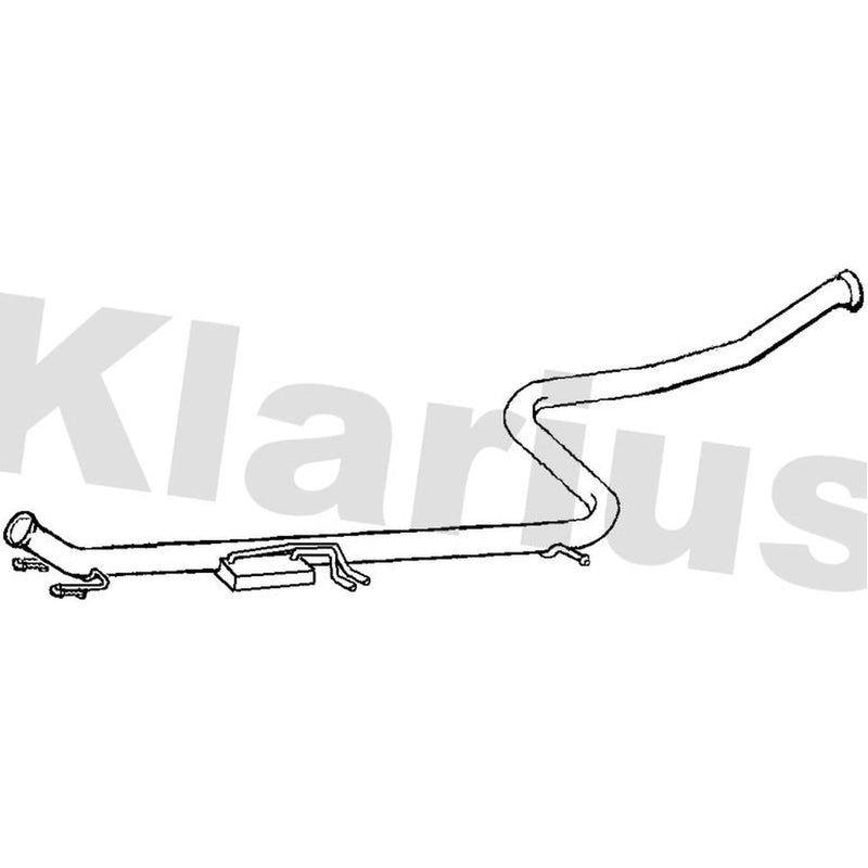 Klarius Exhaust Pipe OD PG881C
