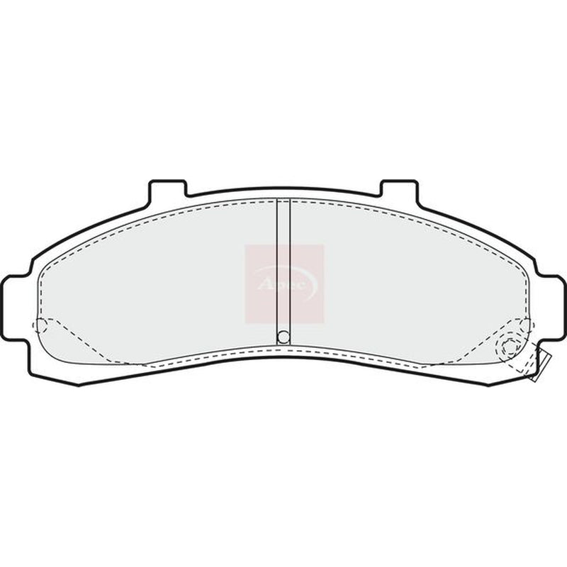 Apec Front Brake Pad Set PAD988