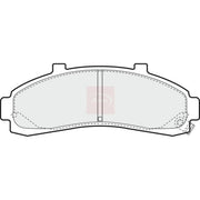 Apec Front Brake Pad Set PAD988