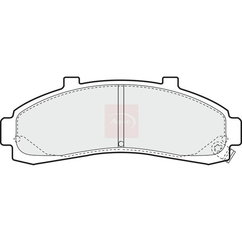 Apec Front Brake Pad Set PAD988