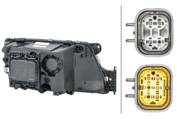 Hella Headlight Headlamp H21W Left