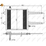 NRF Air Conditioning Condenser 35049