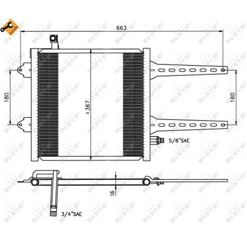 NRF Air Conditioning Condenser 35049