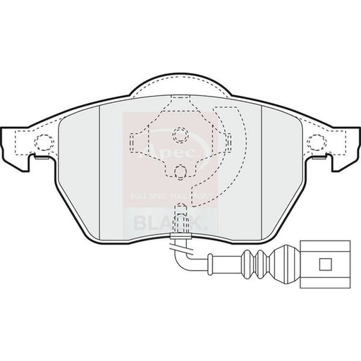 Apec Front Brake Pad Set PAD1110B