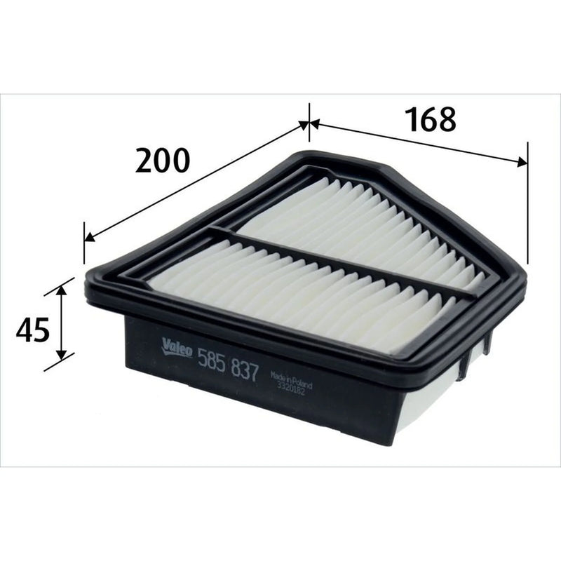 Valeo Engine Air Filter 585837